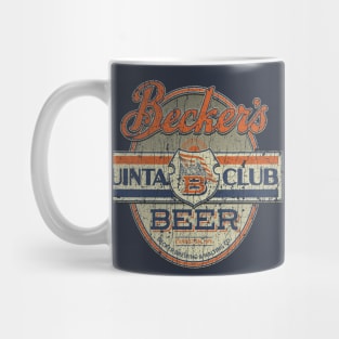 Becker's Uinta Club Beer 1917 Mug